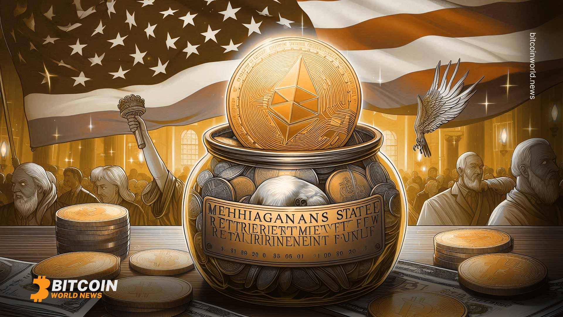 Michigan State Retirement Fund Now Holds More Ethereum Than Bitcoin in Historic Move