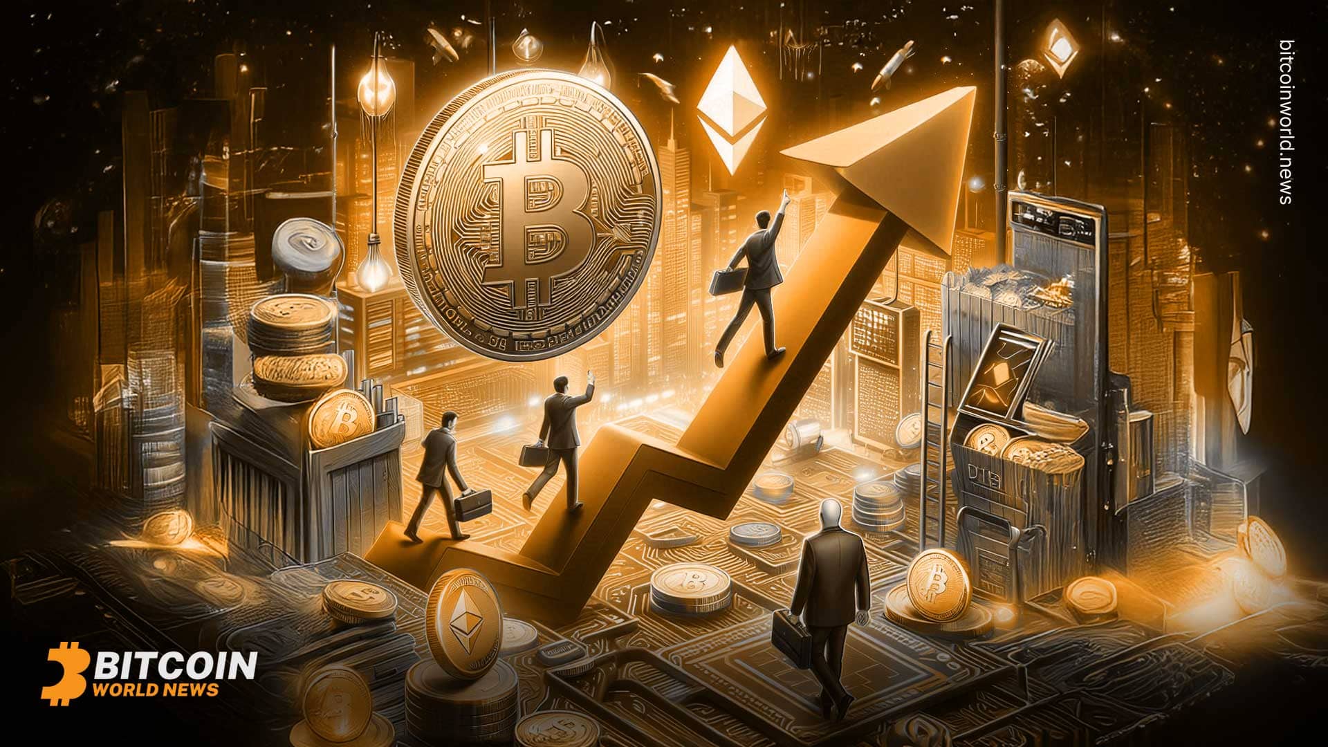 Cryptocurrency Market Update: Bitcoin Gains Traction, Ethereum Faces Outflows