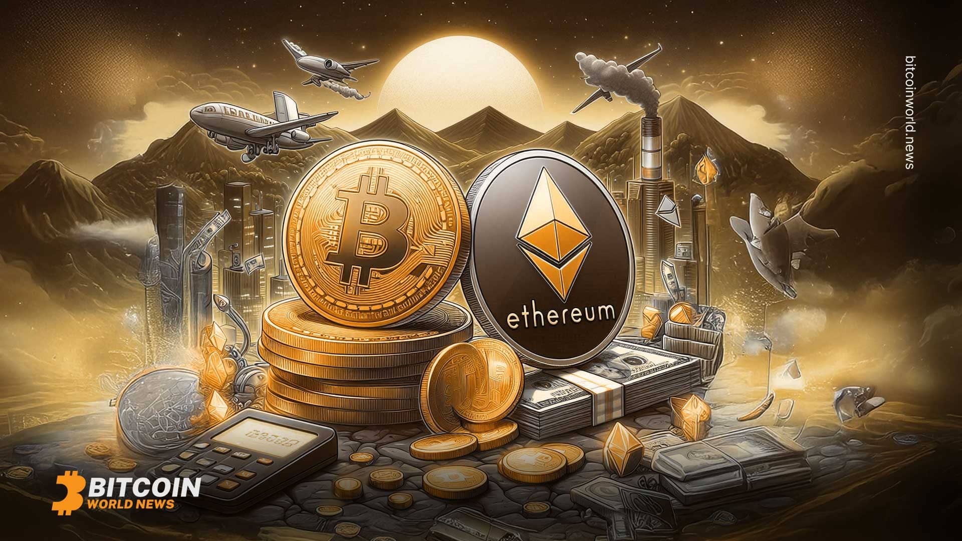 Significant Purchases of Bitcoin and Ethereum Mark October 17 Trading Day