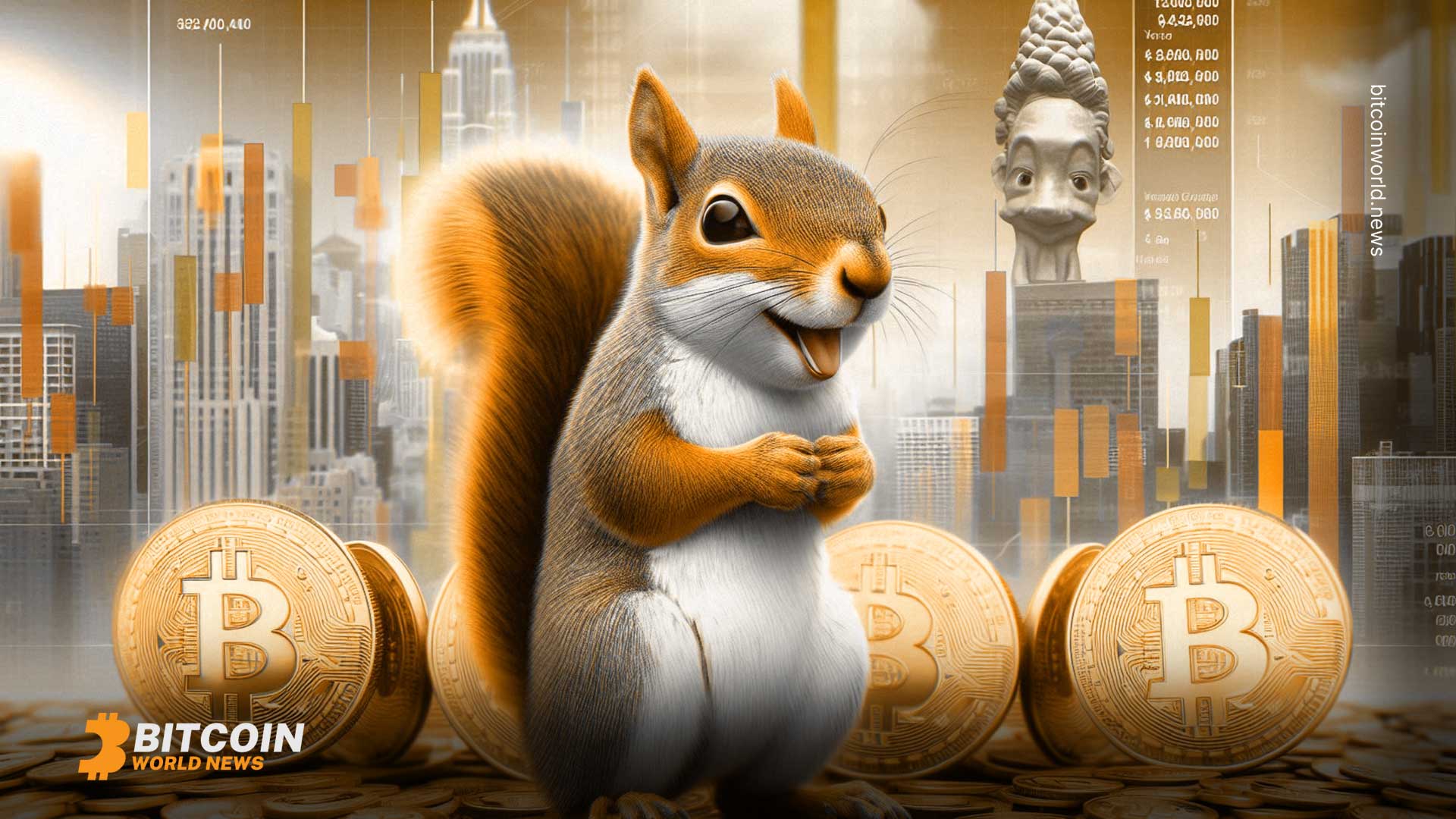 Peanut the Squirrel Meme Coin Reaches $1.2B Market Cap, Joins Top 100 Cryptos