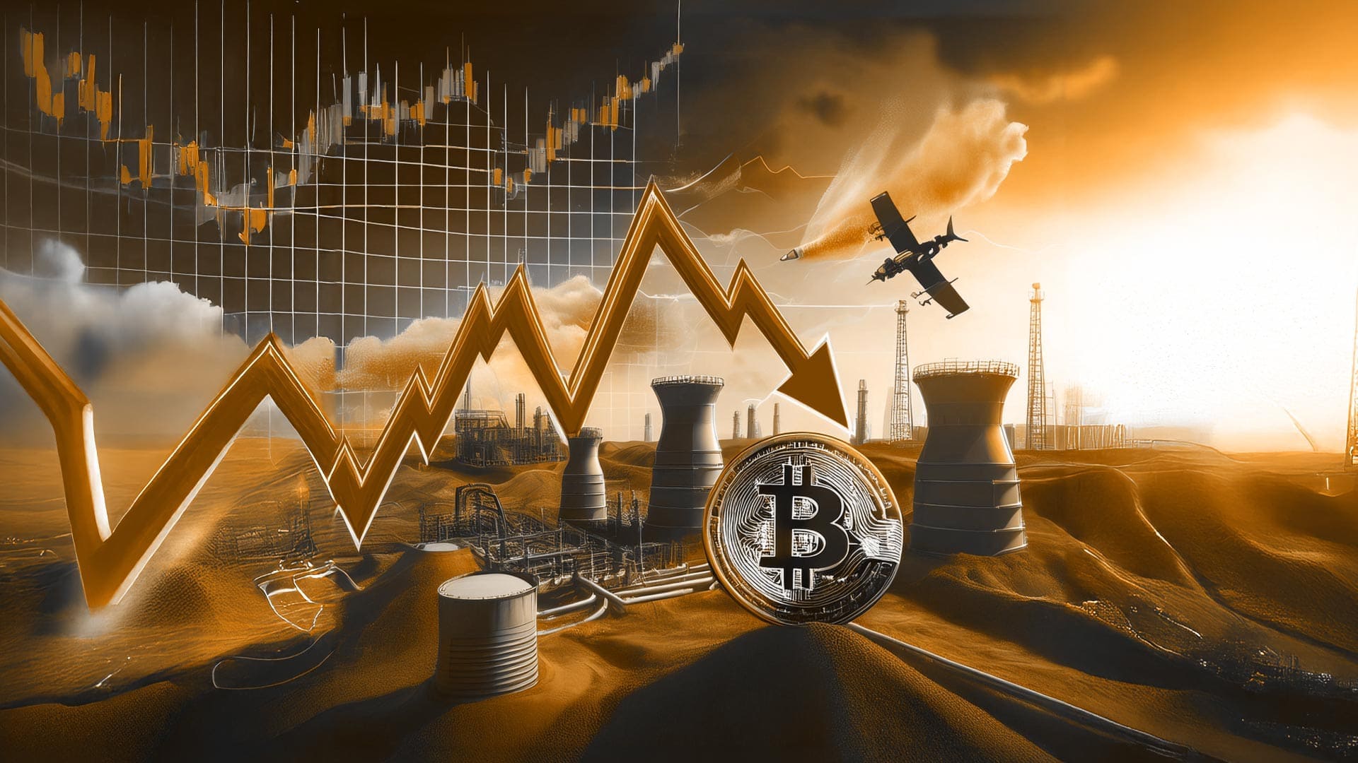 Bitcoin Falls as Biden Supports Potential Israeli Strikes on Iranian Oil Facilities