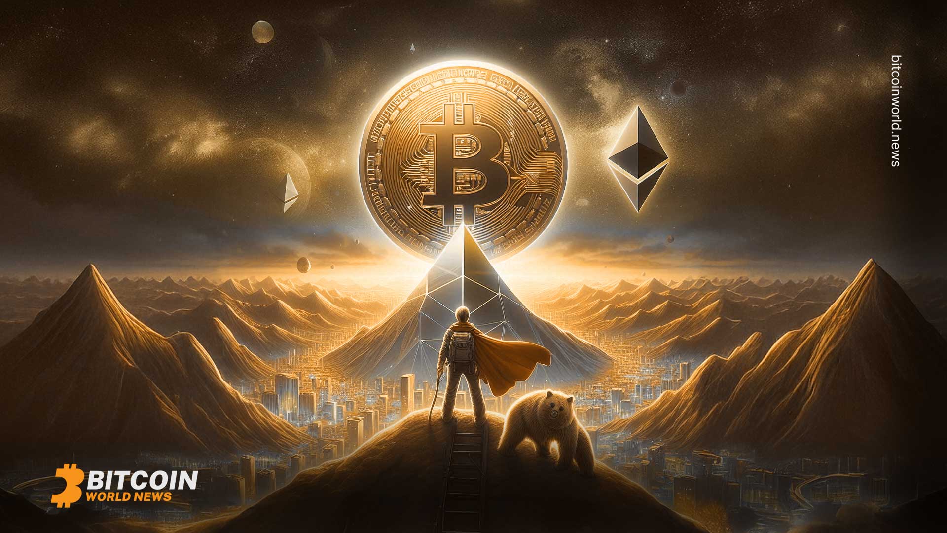 Bitcoin Market Cap Hits $1.35 Trillion, Leading Ethereum by $1 Trillion