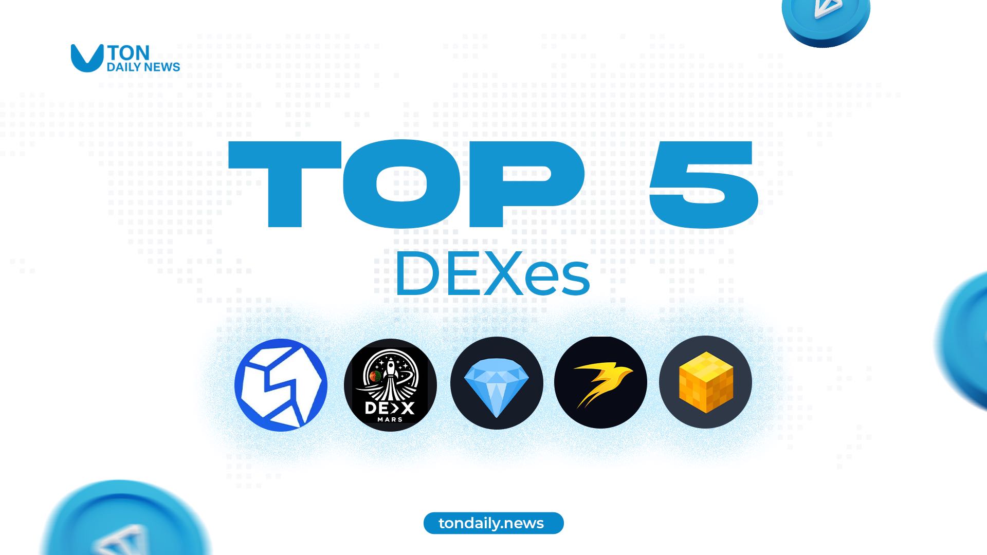 Exploring the Top Decentralized Exchanges (DEXs) on the TON Blockchain