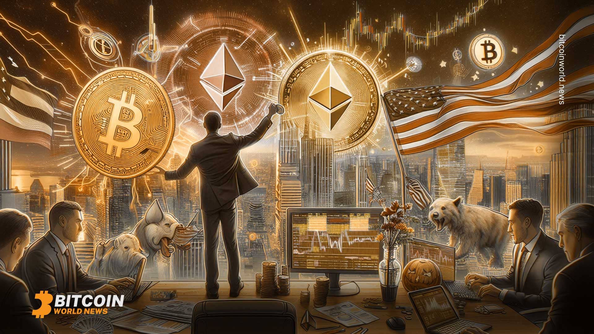 Bitcoin, Ethereum, and Dogecoin Surge on Election Day: Analyst Predicts 'Super Bullish' Medium-Term Outlook
